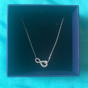 Swarovski infinity necklace